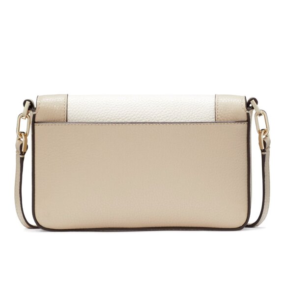 New Kate Spade Lena Colorblock Mini Flap Crossbody Light Sand Multi - Picture 5 of 5